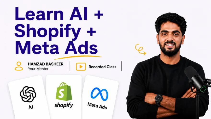 Build and Launch Your Shopify Store With AI — course preview